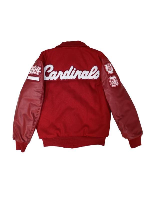 Coon Rapids Wool and Leather Set-In Sleeve Letter Jacket