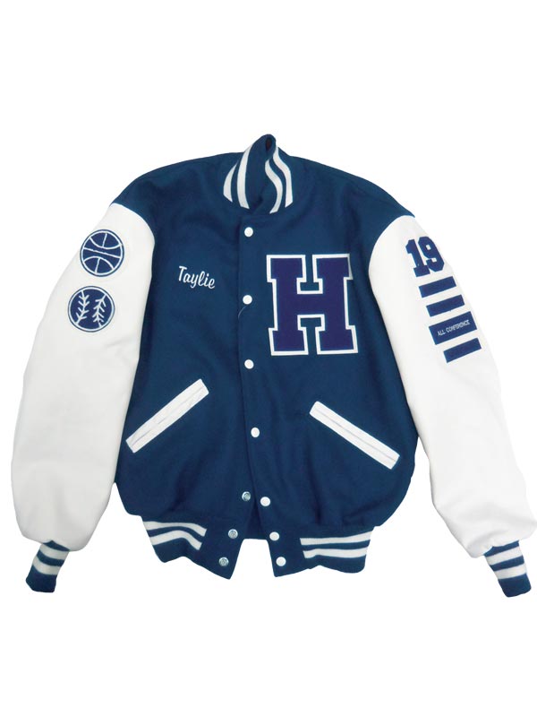 Heritage Christian Wool and Leather Set-In Sleeve Letter Jacket