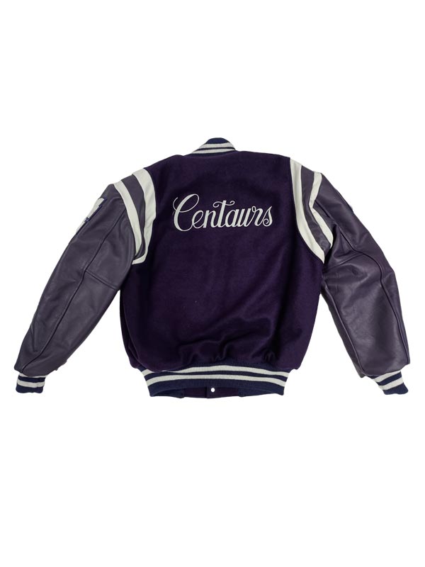 Brooklyn Center Wool and Leather Set-In Sleeve Letter Jacket w/Inserts