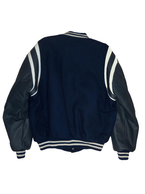 Minnetonka Wool and Leather Set-In Sleeve Letter Jacket w/Inserts