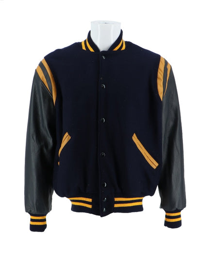 Totino Grace Wool and Leather Set-In Sleeve Letter Jacket w/Inserts