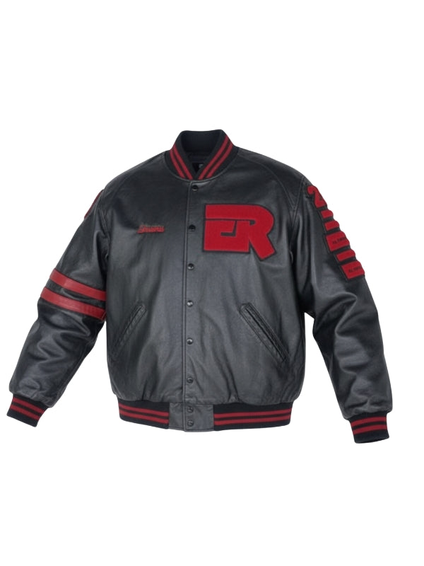 Elk River All Leather School Letter Jacket