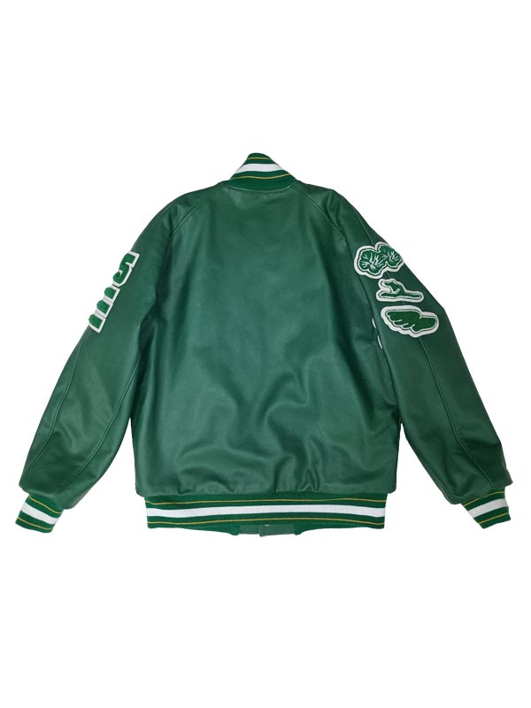 Mounds View All Leather School Letter Jacket