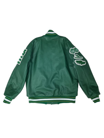 Mounds View All Leather School Letter Jacket
