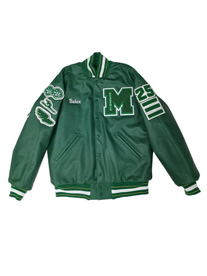 Mounds View All Leather School Letter Jacket