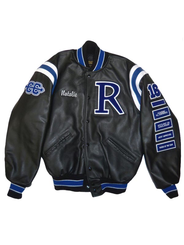 Rogers All Leather School Letter Jacket