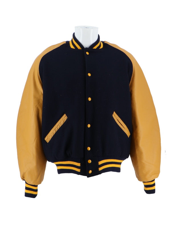 Wayzata Wool and Leather Raglan Sleeve Letter Jacket