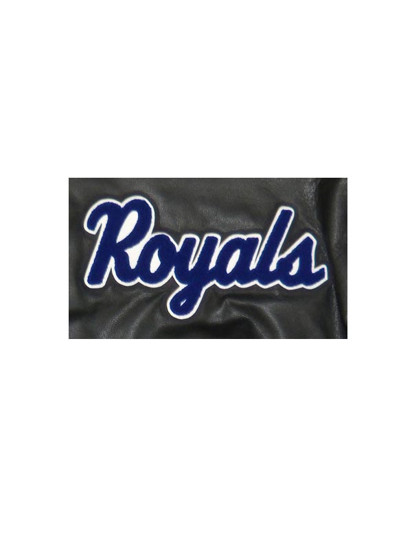 Rogers High School Royals Chenille Jacket Back