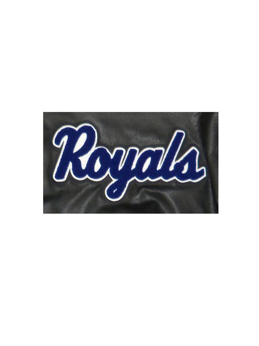 Rogers High School Royals Chenille Jacket Back
