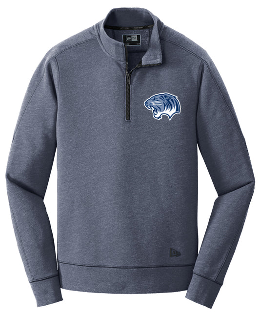 Community New Era Tri-Blend 1/4 Zip, Blaine Navy