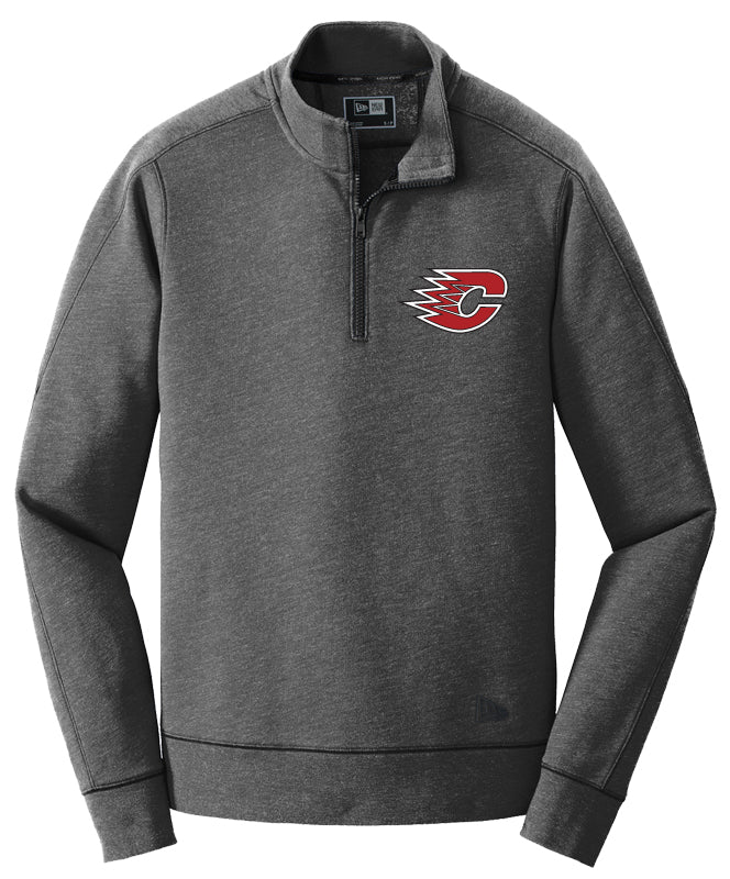 Community New Era Tri-Blend 1/4 Zip, Centennial Black