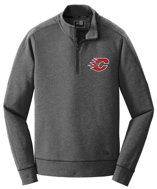 Community New Era Tri-Blend 1/4 Zip, Centennial Black
