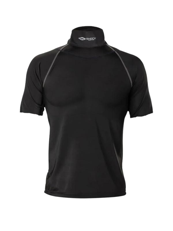 Shock Doctor Short Sleeve Adult Neck Guard Shirt