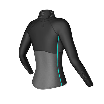 Shock Doctor Women's Ultra Compression Long Sleeve Neck Guard Shirt