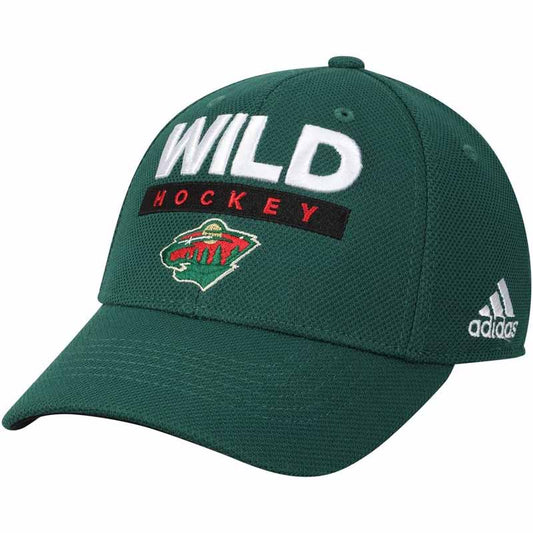 Men's Minnesota Wild adidas Green Foxtrot Flex Hat