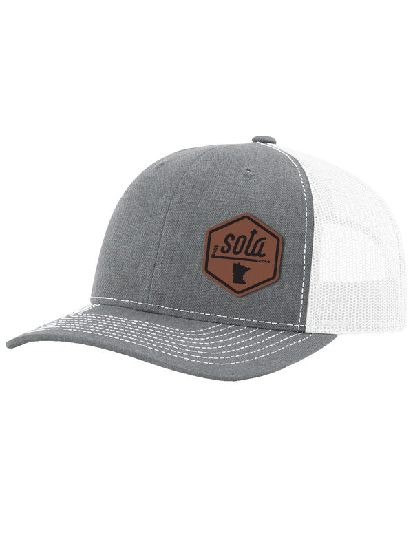 Sota Hockey 112 Trucker Cap, Grey/White