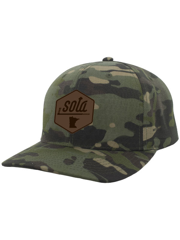 Pacific Headwear M35 Trucker Cap w/ Sota Hockey Leather Patch
