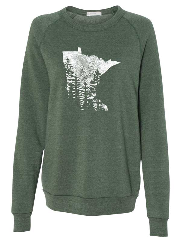 Trees V1 Tri-blend Crew