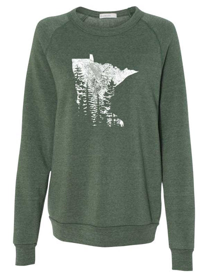 Trees V1 Tri-blend Crew