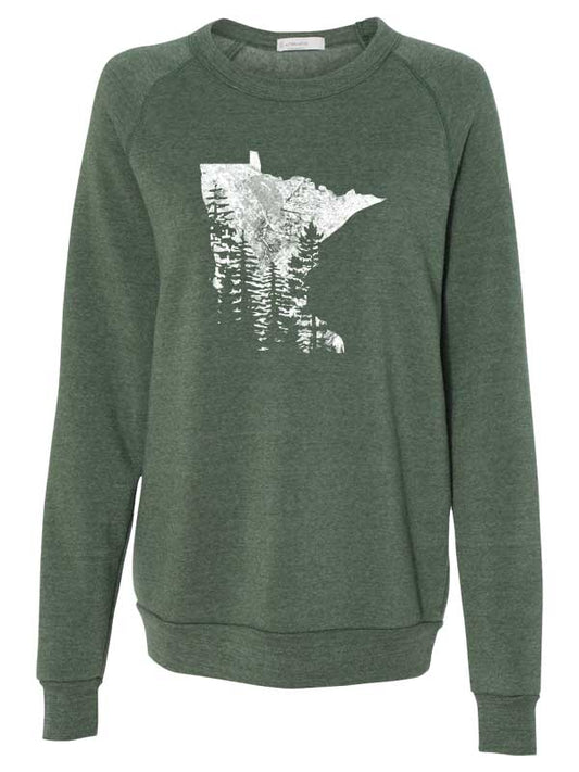 Trees V1 Tri-blend Crew