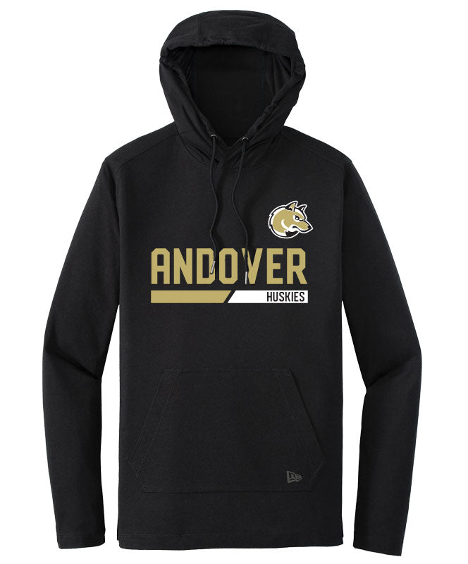 Community New Era TriBlend Hoodie Tee, Andover Black
