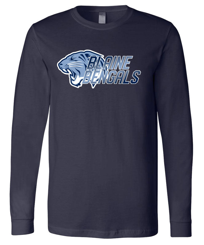 SPR18 Bella + Canvas - Long Sleeve Community Jersey Tee, Blaine Navy
