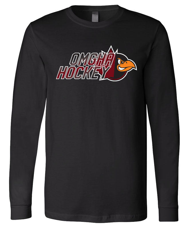 SPR18 Bella + Canvas - Long Sleeve Community Jersey Tee, OMGHA Black