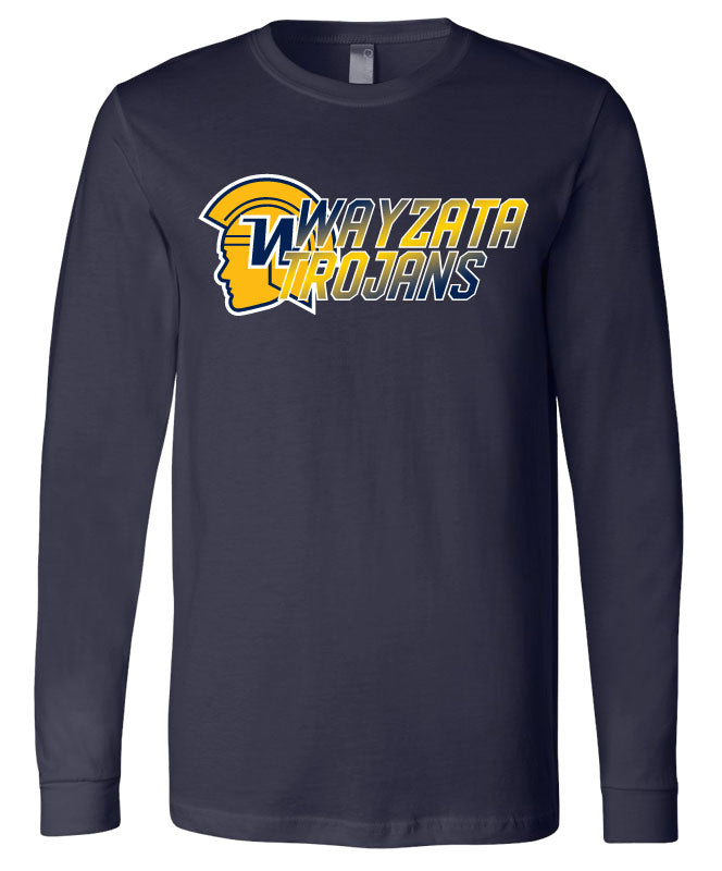 SPR18 Bella + Canvas - Long Sleeve Community Jersey Tee, Wayzata Navy