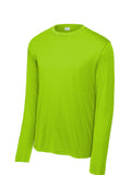 Lime Shock Sport-Tek Long Sleeve Performance Tee