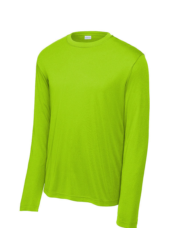 Lime Shock Sport-Tek Long Sleeve Performance Tee