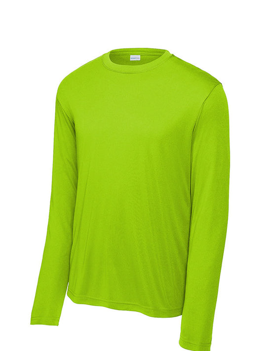 Lime Shock Sport-Tek Long Sleeve Performance Tee
