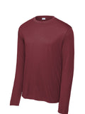 Maroon Sport-Tek Long Sleeve Performance Tee