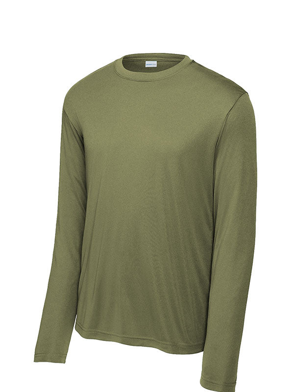 Olive Drab Green Sport-Tek Long Sleeve Performance Tee