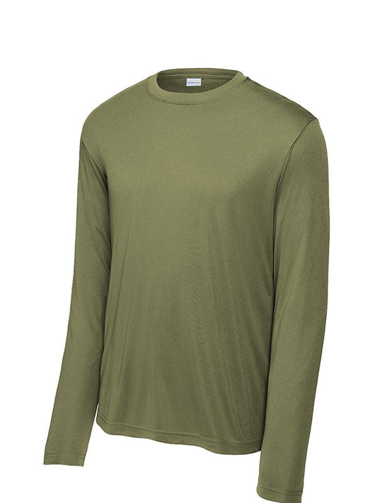 Olive Drab Green Sport-Tek Long Sleeve Performance Tee