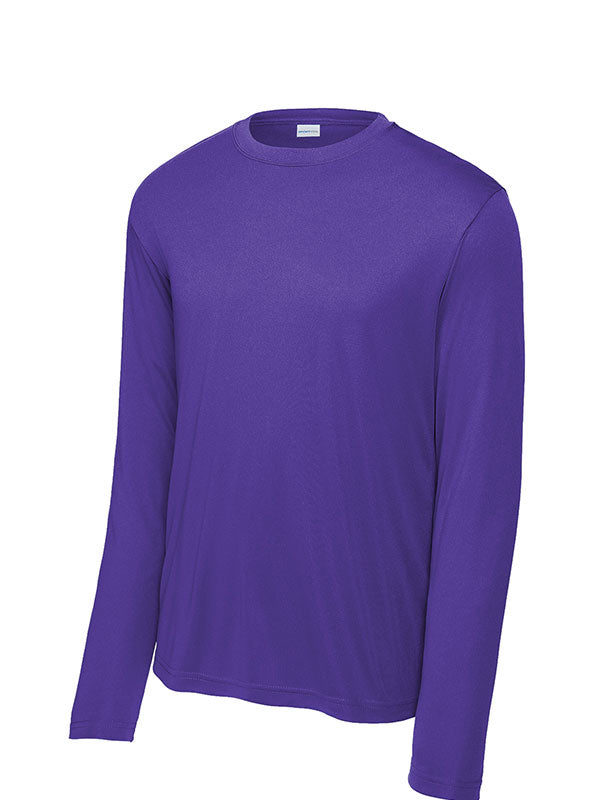 Purple Sport-Tek Long Sleeve Performance Tee