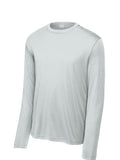 Silver Sport-Tek Long Sleeve Performance Tee