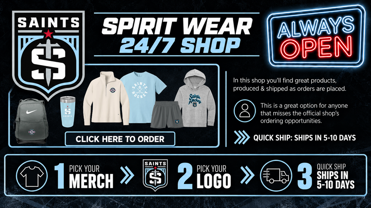 Saints Hockey 24/7 Shop