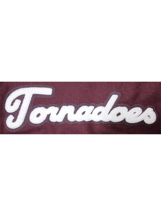 Anoka Tornadoes Chenille Jacket Back