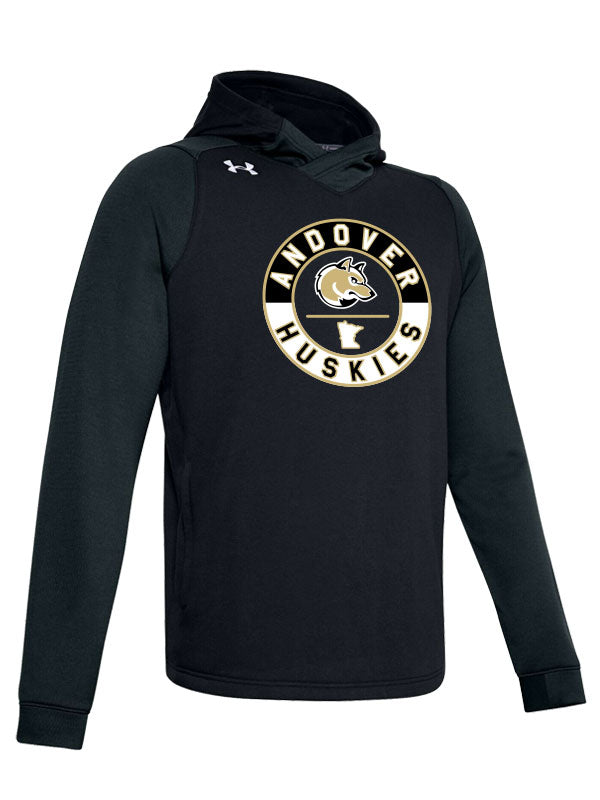 Andover Black Under Armour Dynasty Fleece Hood