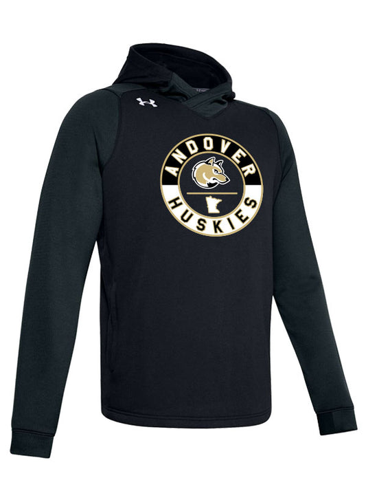 Andover Black Under Armour Dynasty Fleece Hood