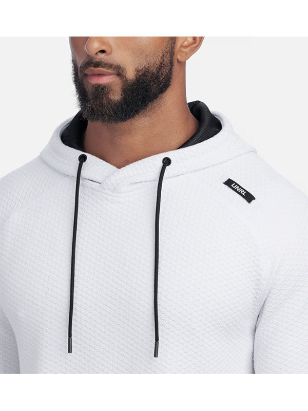 White UNRL Elevation Hoodie