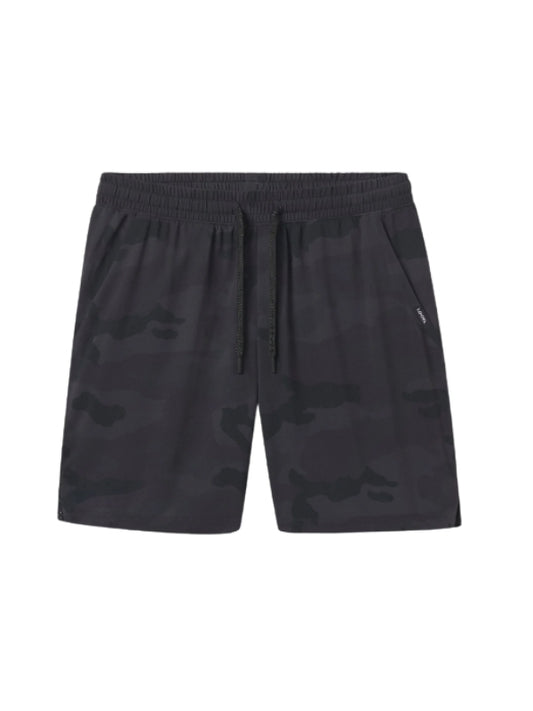 Black Camo UNRL 5.5 Inch Stride Short