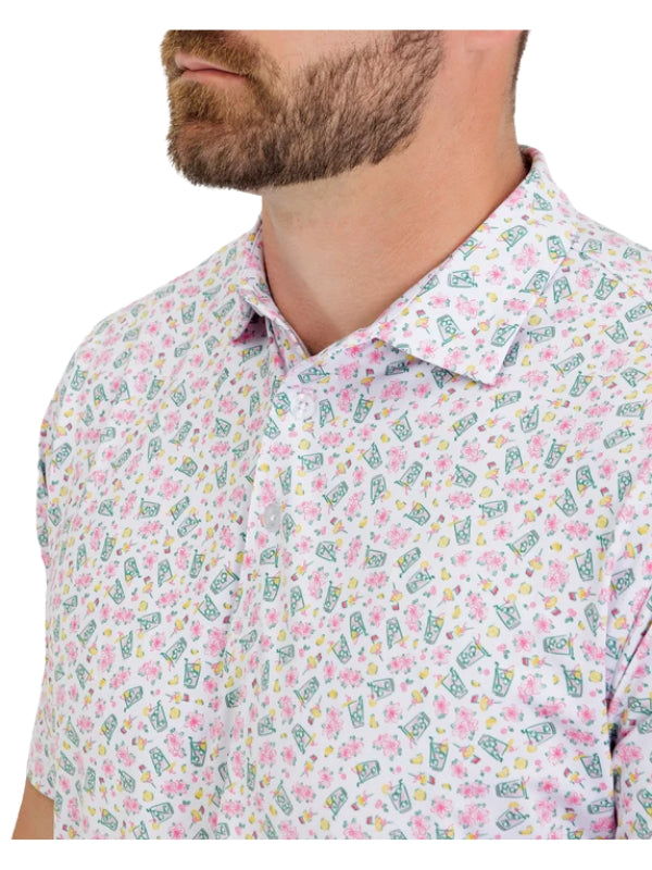 Waggle Signature Polo - Azalea