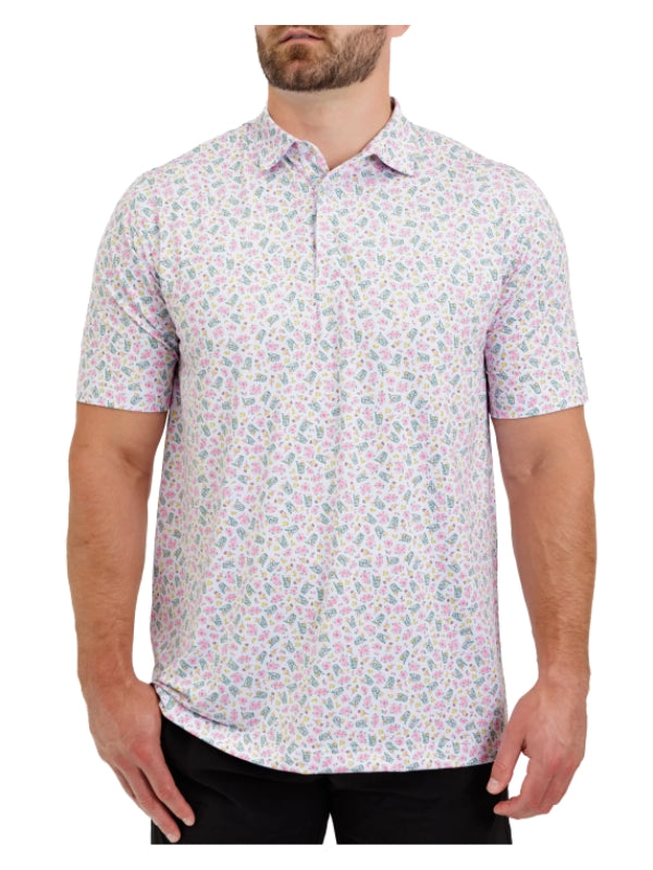 Waggle Signature Polo - Azalea