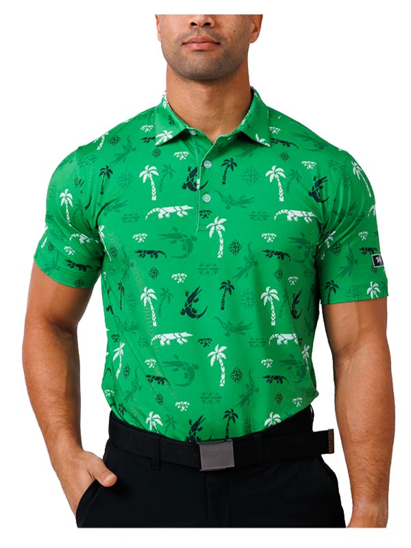 Bayou Waggle Performance Golf Polo