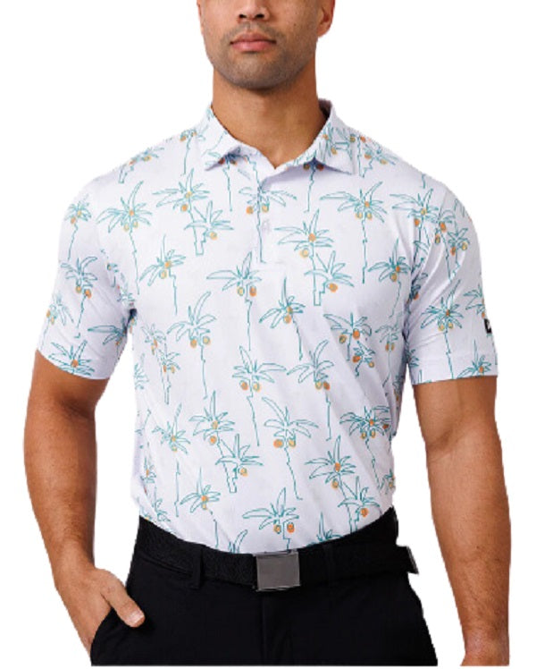 Coconut Grove Waggle Performance Golf Polo