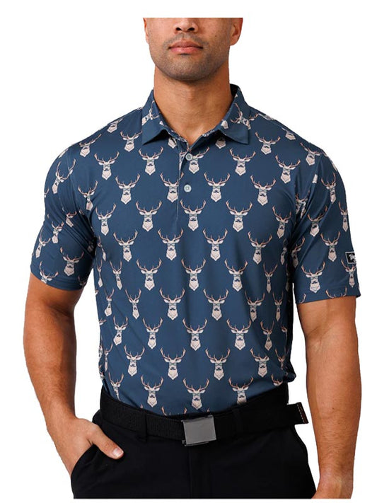 Kentucky Buck Waggle Performance Golf Polo