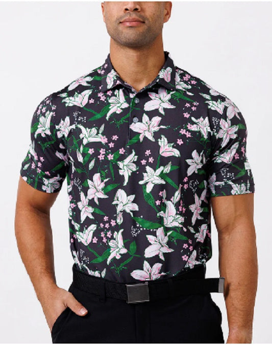 Patron Waggle Performance Golf Polo