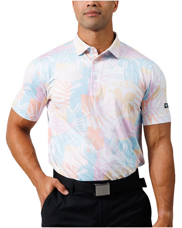 South Beach Waggle Performance Golf Polo
