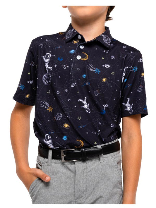 Albatross Waggle Youth Golf Polo